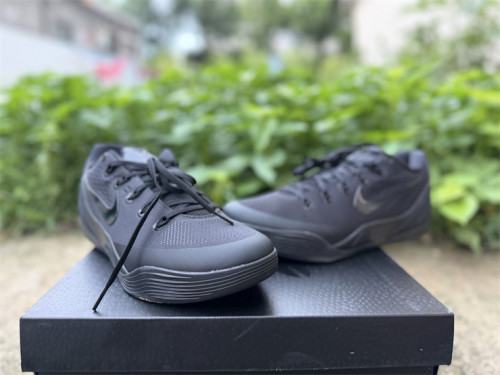 Authentic Nike Kobe 9 Elite Low EM TB P 'Black'