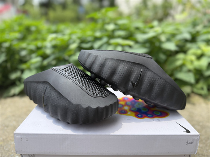 Authentic Nike Mind 001 Slide Triple Black (fit small)