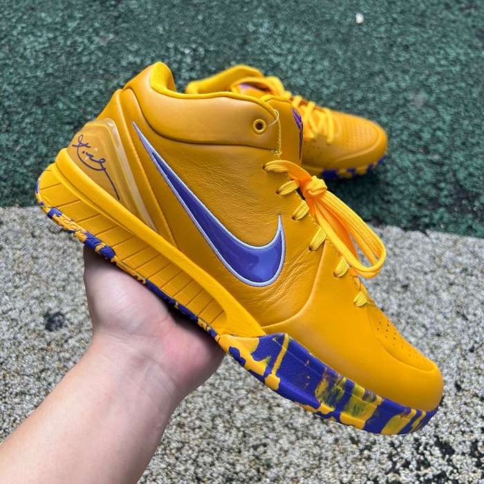 Authentic Nike Kobe 4 Protro Draft Day Pack Los Angeles Lakers