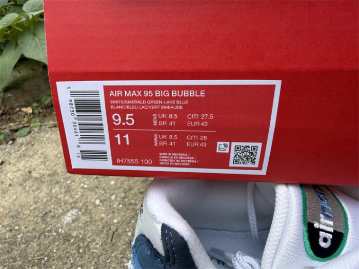 Authentic Nike Air Max 95 Big Bubble Slate