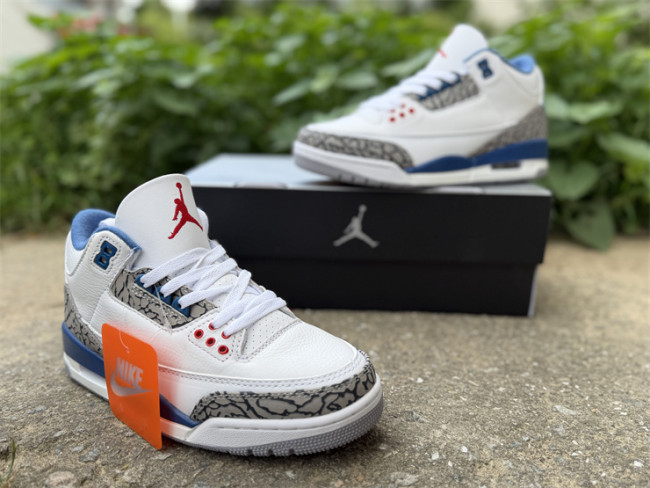 Authentic Air Jordan 3 “True Blue” 2026 GS