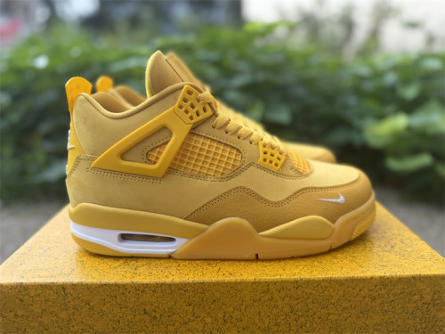 Authentic Air Jordan 4 Nigel Brick by Brick Yellow