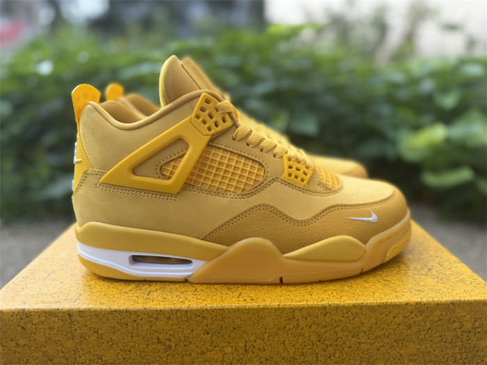 Authentic Air Jordan 4 Nigel Brick by Brick Yellow