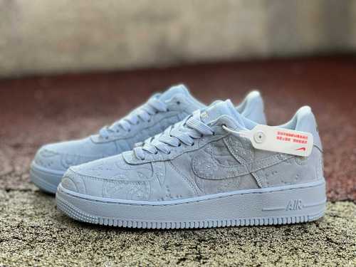 Authentic Nike Air Force 1 Low '07 PRM Paisley Hydrogen Blue