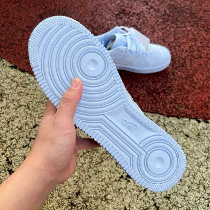 Authentic Nike Air Force 1 Low '07 PRM Paisley Hydrogen Blue