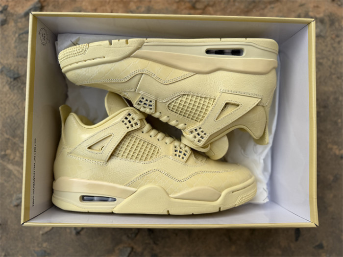 Authentic Jordan 4 Retro J Balvin Lemonade