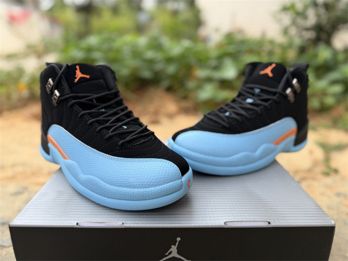 Authentic Air Jordan 12  Soft Blue