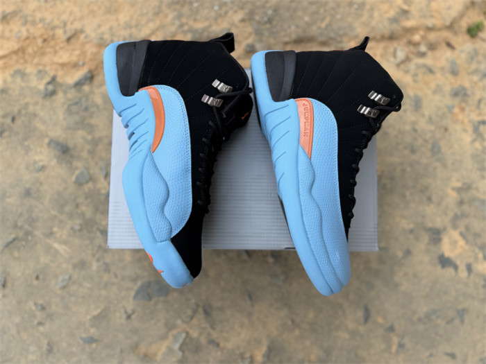 Authentic Air Jordan 12  Soft Blue