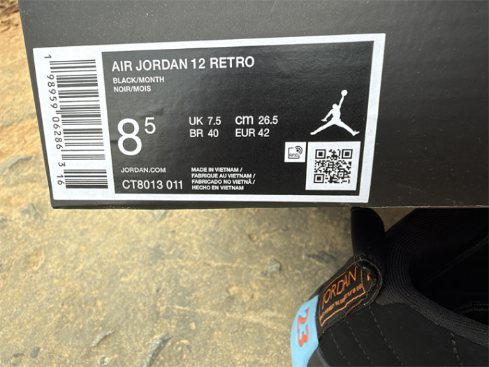 Authentic Air Jordan 12  Soft Blue