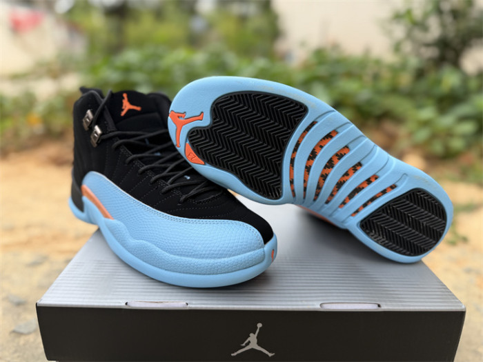Authentic Air Jordan 12  Soft Blue
