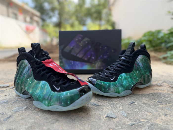 Authentic Nike Air Foamposite One “Galaxy” Green