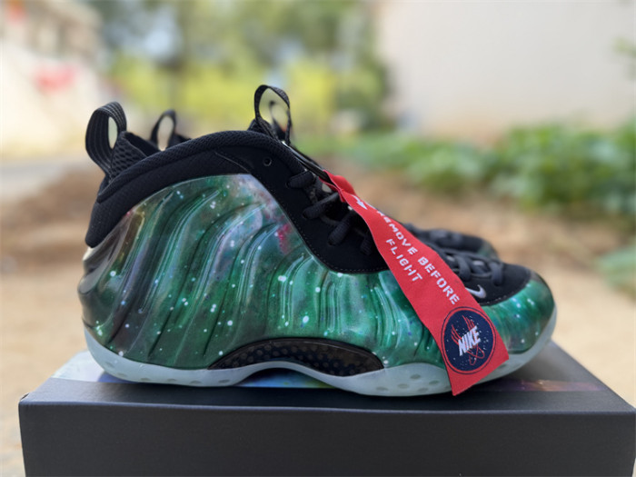 Authentic Nike Air Foamposite One “Galaxy” Green