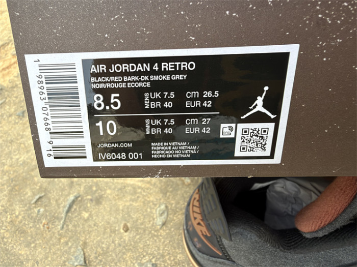 Authentic Air Jordan 4 Retro 'London'