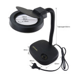 BST-208L 5x/10x Magnifying glass with light stand