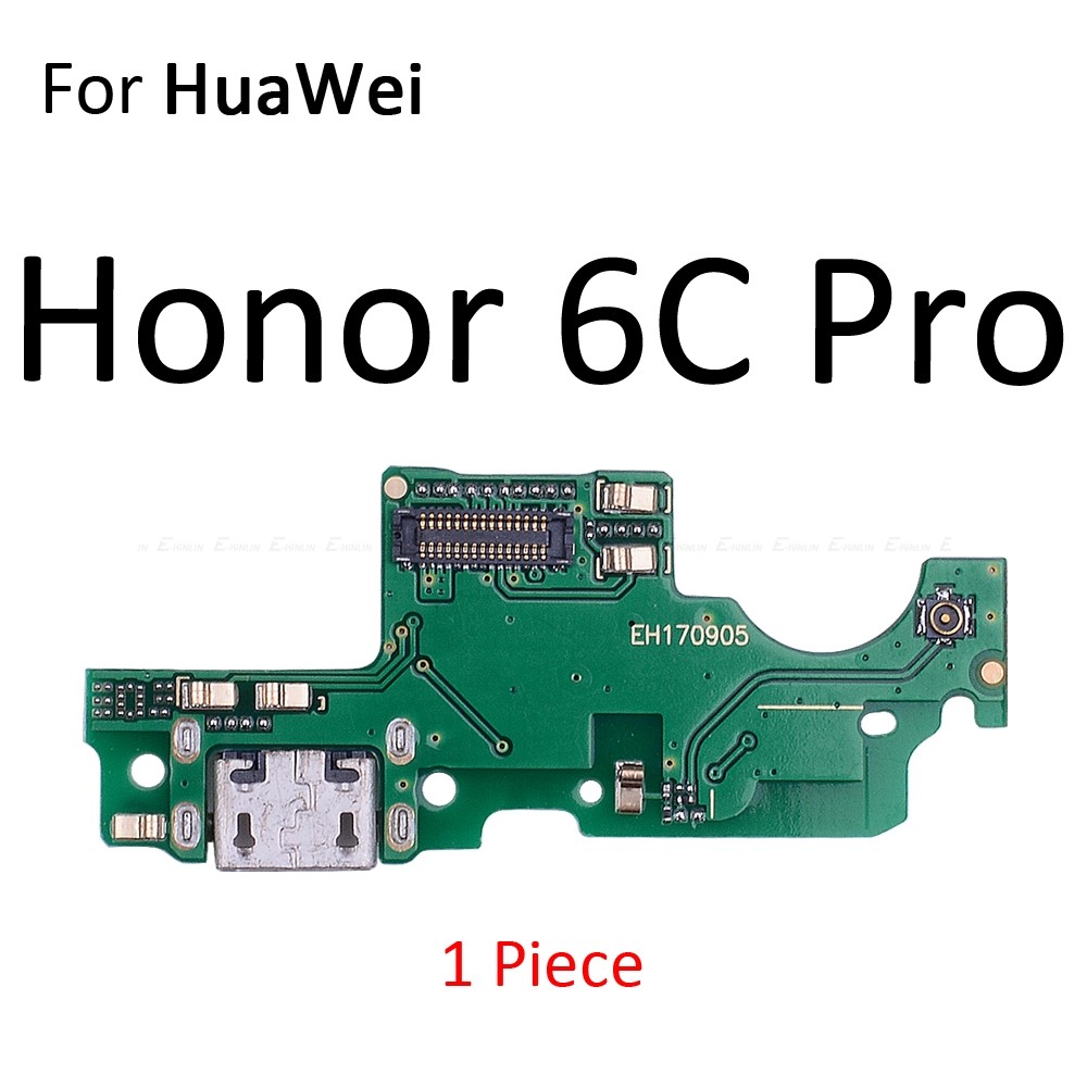 Connecteur De Charge (flex Cable) Pour Huawei Honor 7X - Micro + Jack Inclus, Neuf, Couleur Verte