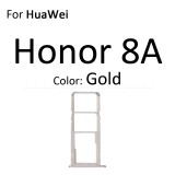 Micro SD Sim Card Tray Socket Slot Adapter Connector Reader For HuaWei Honor 8C 8X 8A Pro Container Holder Replacement Parts