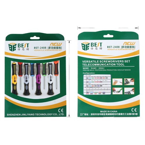 BEST 2408A 16 in 1 Multifunctional Disassemble Electronic Precision Screwdriver Set Mobile Phone Laptop Repair Tool Kit