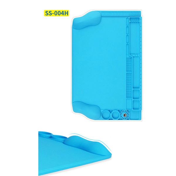 SS-004H 45*30cm 3D Magnetic Silicone Insulation Platform BGA Soldering Repair PadMat High Temperature Mobile Phone Maintenance