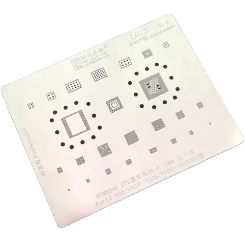 MSM8998 RAM/CPU For LG V30/H930DS PMIC POWER AUDIO WIFI IC CHIP BGA TIN Reballing Stencil Solder Template
