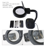 BEST-208L Hot Selling 5X 10X 36pcs LED Lights Portable Desktop Magnifying Lamp