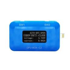 JC DFU BOX-C2 For Restoring Rebooting IOS Restore Reboot Instantly SN/ECID/MODEL Information Reading USB Current/voltage Display