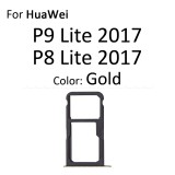 Micro SD Sim Card Tray Socket Slot Adapter Connector Reader For HuaWei P9 P8 Lite 2017 2016 Container Holder Replacement Parts