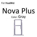 Micro SD Sim Card Tray Socket Slot Adapter Connector Reader For HuaWei Nova 2 Plus Container Holder Replacement Parts