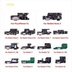 Charging Port Connector Board Parts Flex Cable Microphone Mic For XiaoMi PocoPhone F1 Redmi Note 8 7 6 5 Pro Plus 8A 7A 6A S2