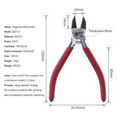 BEST 21 Mini End Stainless Steel Wire Cutter Diagonal Jewellery Cutting Pliers