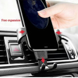Gravity Auto Phone Holder in Car Air Vent Clip Mount Mobile Phone Holder CellPhone Stand Support For iPhone For Samsung