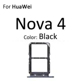 Micro SD Sim Card Tray Socket Slot Adapter Connector Reader For HuaWei Nova 5i 5 4 3 Container Holder Replacement Parts
