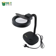BEST-208L Hot Selling 5X 10X 36pcs LED Lights Portable Desktop Magnifying Lamp