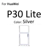 Micro SD Sim Card Tray Socket Slot Adapter Connector Reader For HuaWei P30 Pro Lite Container Holder Replacement Parts