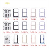 Micro SD Sim Card Tray Socket Slot Adapter Connector Reader For HuaWei P20 Pro Lite Container Holder Replacement Parts