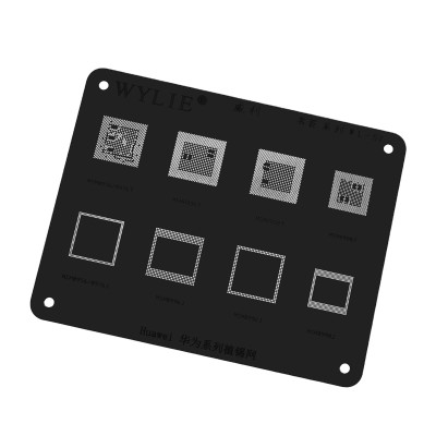 Wylie WL-57 Black stencil MSM8998 MSM8956 MSM8976 MSM8996 MSM8992 CPU RAM BGA Stencil Reballing Template