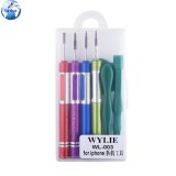 WYLIE WL-003 For All IPhone Models Magnetic Phone Repair Carbon Steel Precision Screwdriver Set