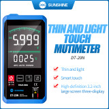 SUNSHINE DT-20N Digital Multimeter with Ohm Volt Amp and Diode Voltage Tester Meter (Dual Fused for Anti-Burn)