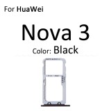 Micro SD Sim Card Tray Socket Slot Adapter Connector Reader For HuaWei Nova 5i 5 4 3 Container Holder Replacement Parts