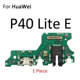 Charging Port Connector Board Parts Flex Cable With Microphone Mic For HuaWei P30 P40 Pro Lite E 5G
