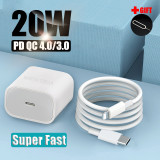 20w 18w Pd Usb C Charger For Iphone 12 Pro Max 11 Xs Xr Fast Charger Type C Qc 3.0 On Xiaomi Quick Charging Mobile Phone Charger
