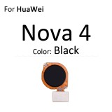 Fingerprint Sensor Connection Home For HuaWei Nova 5i 4 3 3i 3e Touch ID Return Button Menu Connector Flex Cable Ribbon