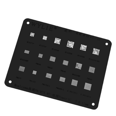 WL-63 MT6357V MT6357CRV MT6358W MT6371P MT6355W MT6370P MT6356W Power MT PM IC Chip BGA Reballing Stencil