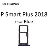 Micro SD Sim Card Tray Socket Slot Adapter Connector Reader For HuaWei P Smart Plus 2019 2018 Container Holder Replacement Parts
