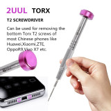2uul Combat Type Precision Screwdriver Hard And Durable For IPHONE IPAD Clocks Watches Repair Tools Integrated Forming