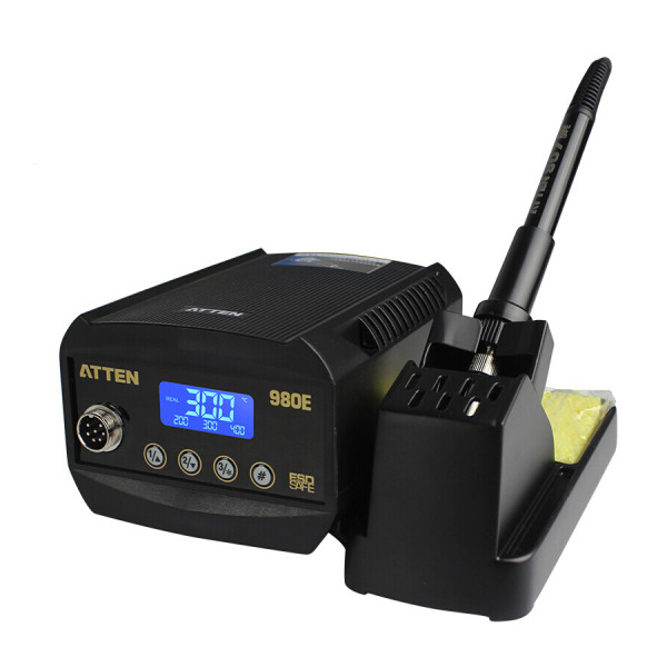 AT980E 80W Digital & Lead-free Station LCD High performance adjustable temperature Soldering iron station tools