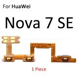 Power On Off Button Volume Switch Key Control Flex Cable Ribbon For HuaWei Nova 7i 7 Pro 6 SE 5T Repair Part