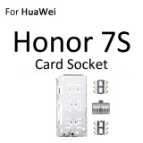 Micro SD Sim Card Tray Socket Slot Adapter For HuaWei Honor 7X 7S GR5 2017 Reader Container Connector Holder