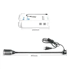 Sunshine SS-804 Magnetic LED Magnet base COB wick Lamp Aluminum lampshade Universal can Magnetically adsorbed