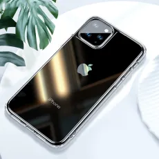 Fully Transparent Scratch proof case for iphone 12 mini 11 pro max super Shockproof TPU Bumper with anti-drop hard back