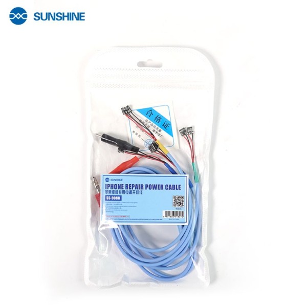 Sunshine SS-905A 908B Battery Power supply boot activation test line for iphone 11 Pro max xs x 8 7 6s motherboard repair cable